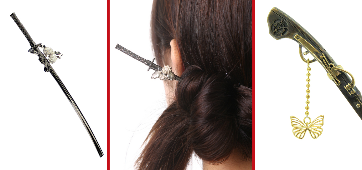 Upgrade your hairpin arsenal with Japanese kanzashi shaped like